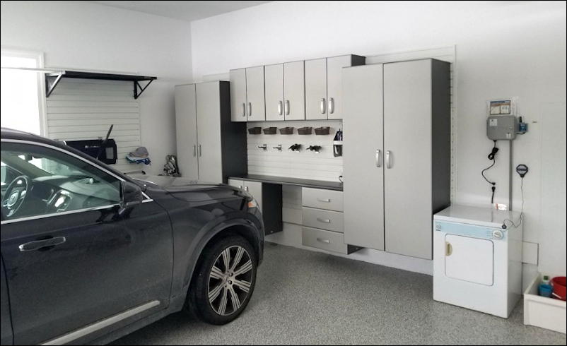 garage remodel - lovely cabinets
